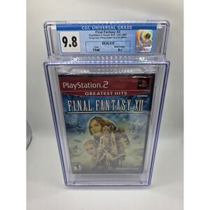 Final Fantasy XII PS2 CGC 9.8 A++ Sealed Greatest Hits 2007 Square Enix